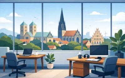 Ruhiger Coworking-Platz in Münster für Fokus