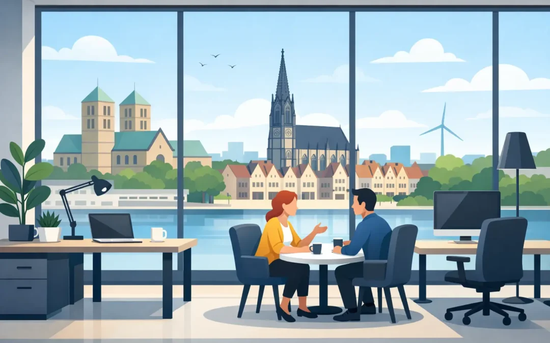 Temporäre Bürofläche für kleine Teams in Münster