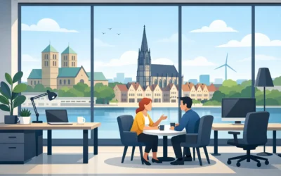 Temporäre Bürofläche für kleine Teams in Münster