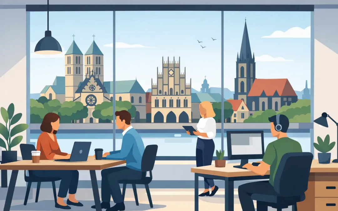 Wie funktioniert Coworking tageweise in Münster?